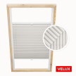 Velux Dachfenster-Plissee Hellgrau